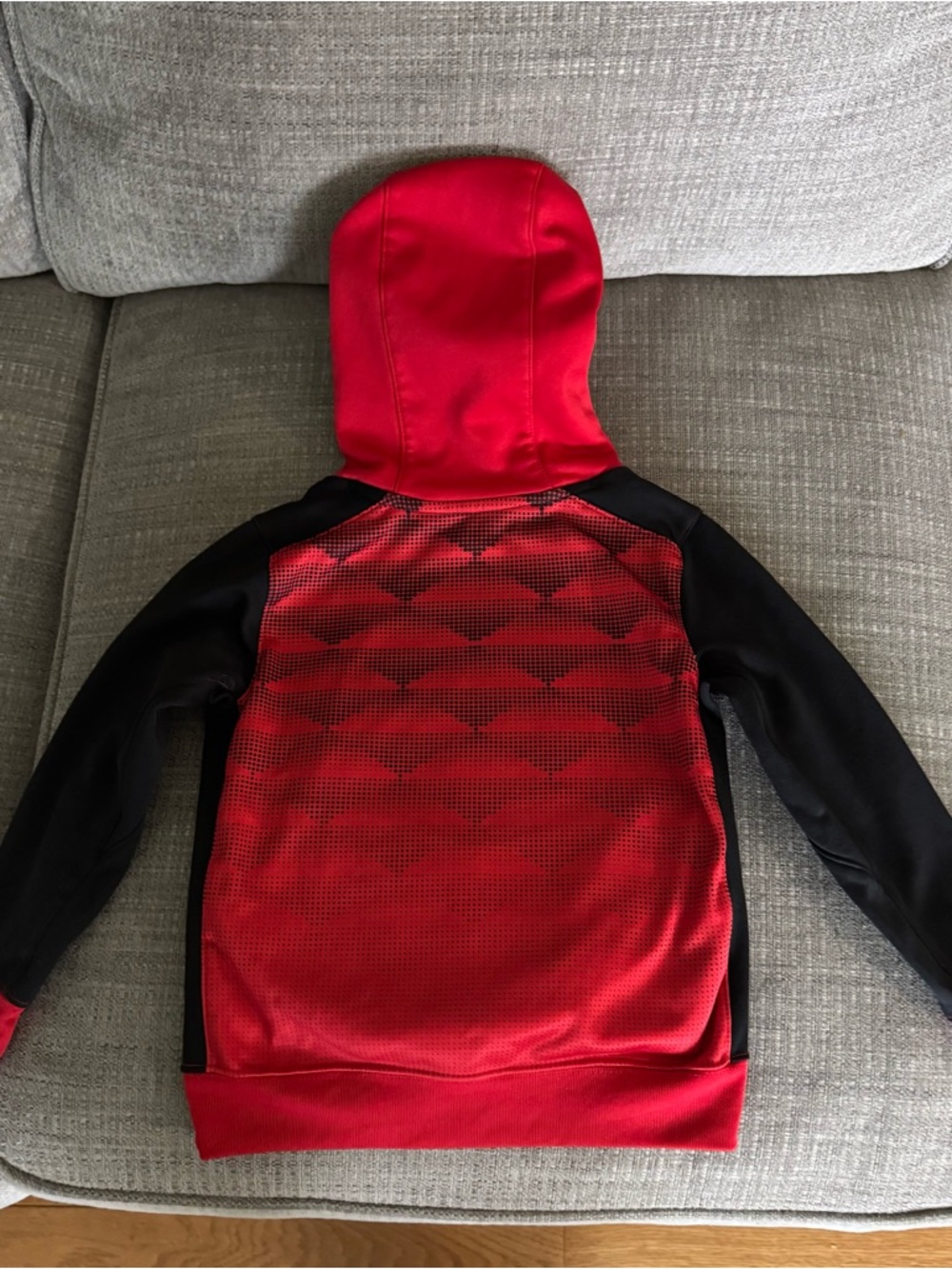 Nike Kids' Red & Black Dri-FIT Hoodie - Picture 2 of 3
